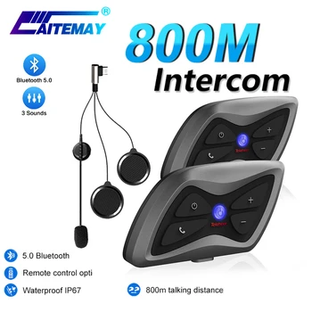 1/2 komplet Moto Kaciga Interfon Bluetooth Intercomunicador Moto Slušalice BT Kaciga Slušalice Intercomunicadores Kasko Moto