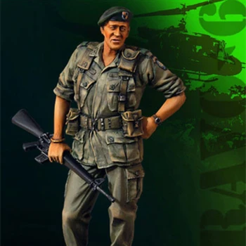 1/35 Skala Smole Figurica Model Kit Drugog Svjetskog Rata, Vijetnam Rata, Vojska SAD-u Jedan Mikro Rugati Pločom U nesastavljeni DIY Igračke