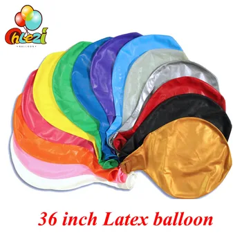 1 Kom 36 cm lateks balona Visoke kvalitete 25 g Гелиевые baloni Rođendan Wedding party dekoracije Šarene Velike vedra Dječji tuš