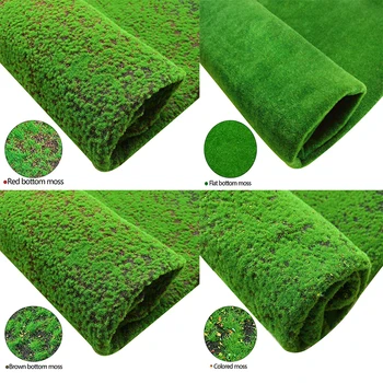 1 m x 1 m Umjetni Moss Zeleni Travnjak Lažni Cvjetni Tepih Travnjak za Uređenje Doma Dvorište Mikro Krajolik Pribor Zidni Pozadina