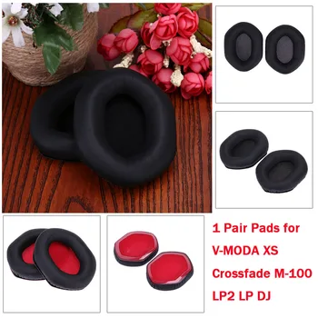 1 Par Prijenosnih Ušće za slušalice V-MODA XS Crossfade M-100 LP2 LP mekani jastučić od proteinski kože, jastučići za uši za DJ