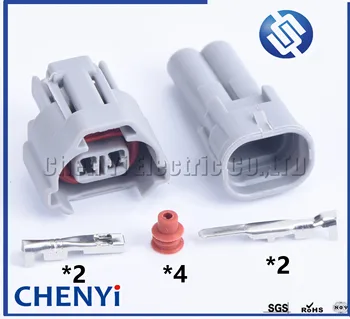 1 set 2 Pin 2,0 muški ženski Automatski Vodootporan priključak Auto-Gorivo Injektor priključci za Mazda, Subaru WRX 6189-0035 6189-0039