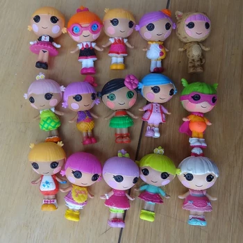 10 kom./lot, Mini Lalaloopsy lutka, Volumetrijske lutka s gumbima, Figurica, Dječja igračka, Juguetes Brinquedos, Igračke, mini Lalaloopsy lutka