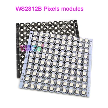 100 Kom. WS2812B WS2812 Led Čip i radijator 5 U 5050 RGB WS2811 IC Ingebouwde Piksela modula
