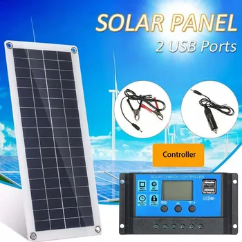 1000 W Solarni Panel 12 Solarna Baterija 10A-60A Kontroler Solarni Panel za Telefon RV Auto MP3 PAD Punjač Vanjski Baterija Droship