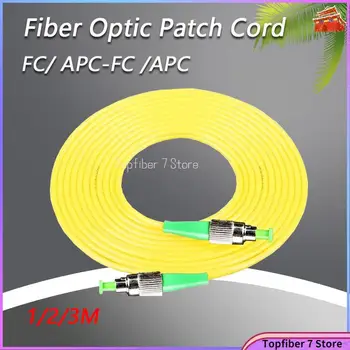 10ШТ FC/APC-FC/APC fiber-optički patch kabel Симплексный Promjer 3 mm Однорежимный Duljina kabela 1 M 2 M 3 M ili prihvatiti postavljanje