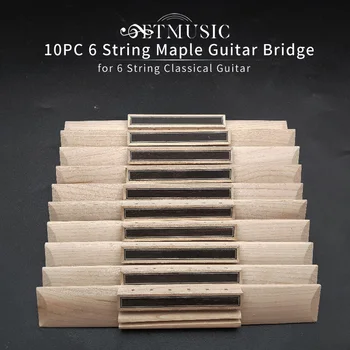 10ШТ Klasična Gitara Maple Most s Utorima za 6 String Klasične Gitare