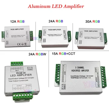 12-24 U RGB/RGBW/RGB + CCT Aluminij Led Trake Pojačalo 12A/15A/24A/30A Snaga Repeater Kontroler za RGB RGBW RGBWW Svjetla trake