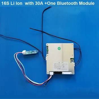 16S 60V li ion Smart bms ili 48V Lifepo4 baterija bluetooth pcb sa uart komunikacije sa strujom od 30A do 50A