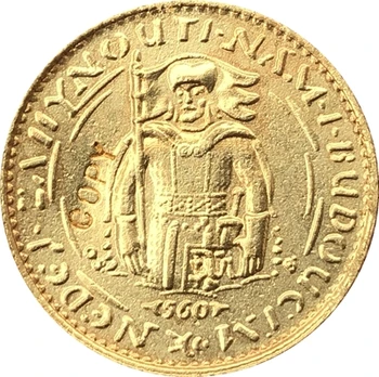 1923 Čehoslovačka primjerak kovanice od 1 dukat 19,75 mm