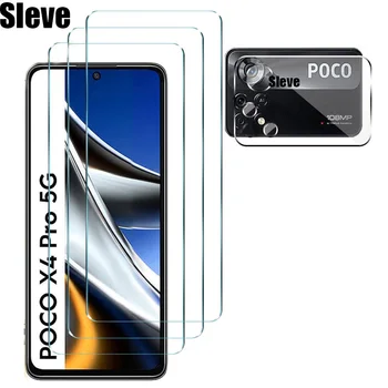 2.5 D 9H Kaljeno staklo Za POCO X4 Pro Zaštitna folija Za ekran Xiaomi POCO M4 Pro X3 GT M3 F3 Soft Folija Za objektiv Kamere