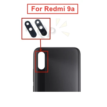 2 kom. za Xiaomi Redmi 9a Kamera Stakleni Objektiv za Redmi 9A Straga Stražnja Kamera Stakleni Objektiv s Ljepilom Zamjena Rezervnih Dijelova