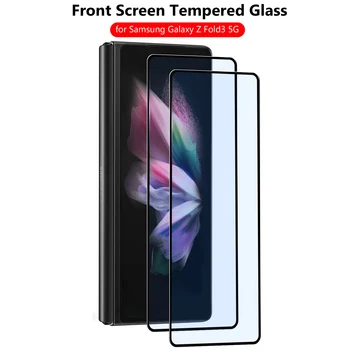 2 komada Kaljeno Staklo Prozirna Prednja Zaštitna Folija Za Ekran Full Ljepilo Za Samsung Galaxy Z Fold3 5G Za Galaxy Z Fold 3 Zaštitna Folija