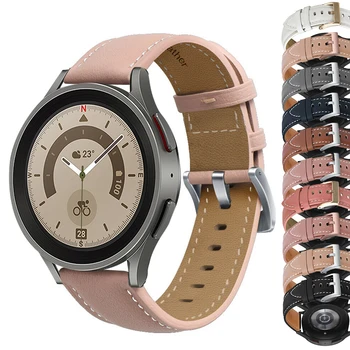 20 mm 22 mm Remen od prave kože za Samsung Galaxy Watch5/4 40 mm 44 mm Aktivni 2 Kaiš za sat Narukvica za Huawei Watch GT3 42 46 mm