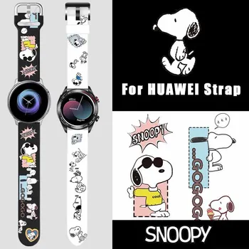 20 mm 22 mm Snoopy Silikonska Petlja Кавайный Remen za Samsung Galaxy Watch 3 Active 2 Gear S3 Narukvica Huawei GT2 Pro Remen Vruće Poklon