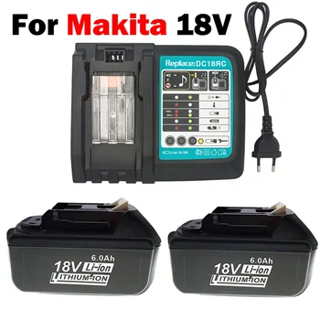 2021/Za Makita 18 6.000 mah BL1860 Li-ion Punjiva baterija za Makita 18 Baterija BL1840 BL1850 BL1830 BL1860B LXT 400