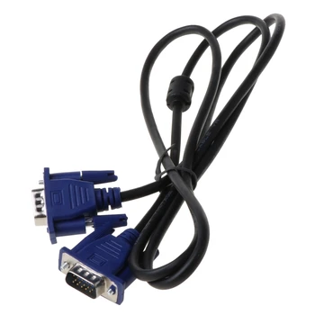 2022 Novi 1,35 m VGA 15-pinski Produžni kabel Od čovjeka do Čovjeka Za PC, Laptop, Projektor HDTV