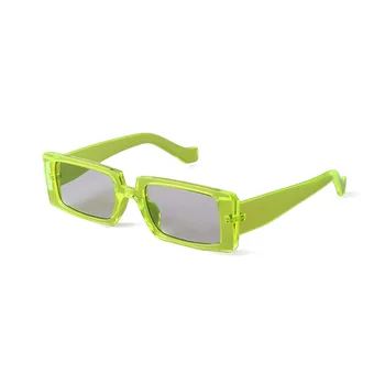 2022 Zelene Pravokutni Sunčane Naočale malo za Žene, Marke Dizajn 90-ih godina, Vintage Pravokutnog Okvira, Modni Široke Sunčane Naočale, Ženski
