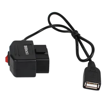 24 Sata Nadzor Parkiranja 5 U 3A USB kabelu za Punjenje u automobilu OBD Hardwire Kit s Prekidačem Žice za Dvr Kamere Auto DVR