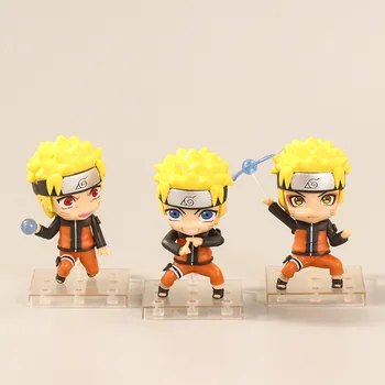 3 KOM./COMPL. Naruto Uzumaki Naruto Igračke Figure Anime Figure, PVC Zbirka Model Lutke Besplatna Dostava