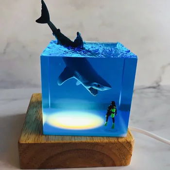 3D Led noćno svjetlo Morski Ronilac Dekor USB Noćni Lampe za Kućni Ured Dječje sobe Božićni Nakit Ručne izrade lampara bross Vruće