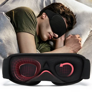 3D Maska Za Spavanje Затемненная Maska Za Spavanje poveze Slaapmasker Za Zaprosio Maska Za Oči Za Putovanja Noćni Odmor Prozračni Odmor Za Oči