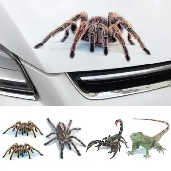 3D Pauk, Gušter Skorpion je Auto Oznaka Prozor Automobila Ogledalo Branik Naljepnica Dekor