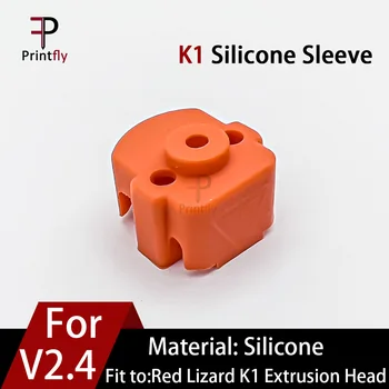 3D pisač Printfly Voron 2.4 Red Lizard V3 Pro i Экструзионная krunica K1 s odrezanim silikonskim rukava, Otporan na visoke temperature