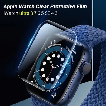 3D Гидрогелевая film Meka Zaštitna navlaka za Apple Watch Ultra 49 mm serije 2/3/4/5/6/SE/7/8 38 mm 42 mm 40 mm 44 mm S8 41 mm 45 mm