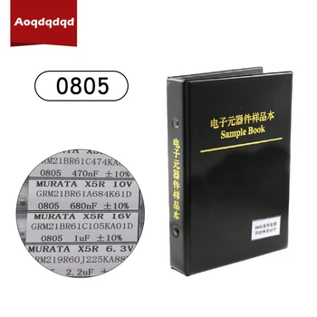 4600pcs 0805 92Value SMD Uzorak Kondenzatora Knjiga Izabrane Kit za Elektroniku DIY