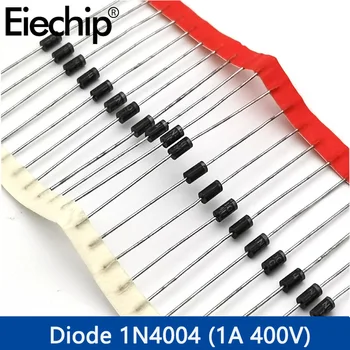 50шт/100pc 1N4004 IN4004 Выпрямительный diode 1A 400V DO-41 Diode