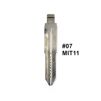 5pcs 2 U 1 Лиши MIT11 #07 Upisan Linearni Ključ Blade Scale Rezanje Zubi Rezni Ključ Nabava Za Mitsubishi