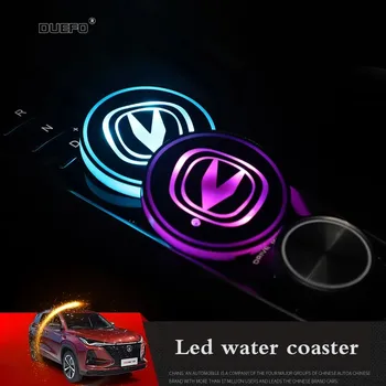 7 Šarene Inteligentni Auto Led Čaša za Vodu, Sjajni, Podmetače Za Changan Eado XT CS35 CS75 CS85 CS95 Dsvin V7, Auto Oprema