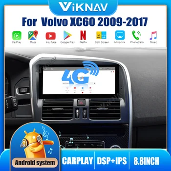 8,8 inča Android auto Radio je Za Volvo XC60 2009-2017 serije CCC auto radio media player multimedijski uređaj stereo GPS navigacija