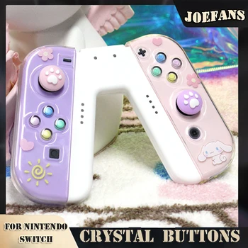 ABXY Crystal Šarene DIY Smjeru Tipke Tipke Set za Nintendos Prekidač NS OLED Modul L R Joy-Con Zamjena Tipkovnice
