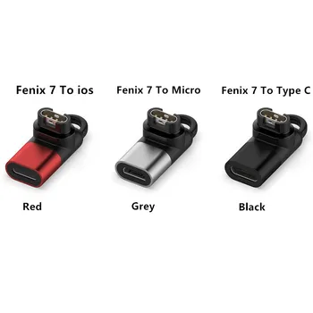 Adapter za Type C Micro USB IOS USB Ženski 4pin Adapter Punjač za Garmin Fenix 7 7x5s 6X6S PRO