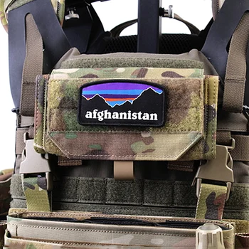 Afganistan Pismo Cilj Vojna Vez Нашивки Zemlja Taktički Planinski Vrh Ikonu Za Odjeću Ruksak Prsluk Naljepnice