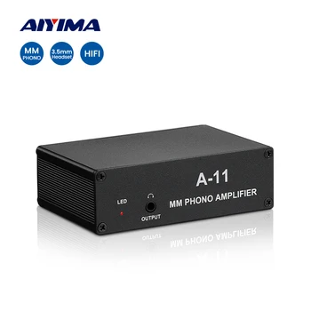 AIYIMA Audio A-11 MM Phon Pretpojačalo za Player Fonograf Pretpojačalo Mini Stereo Audio Hi-Fi Pojačalom za Slušalice