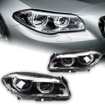 AKD Auto-Stil Glavu Lampa za BMW F10 F18 Svjetla 2010-2017 520i525i 530i Sve LED DRL Svjetla Hid bi-xenon prednjih Auto Pribor