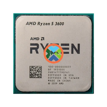 AMD Ryzen 5 3600 R5 3600 3,6 Ghz Шестиядерный двенадцатипоточный procesor u 7 NM 65 W L3 = 32 M 100-000000031 Utičnicu AM4