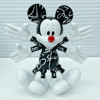 Anime Disney Мультирукий Mickey Mickey Mouse Crtani Lutke Ručni rad Model Figurica Dekorativni Ukras Pozlaćeni Darove Od Smole