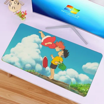 Anime Podloga Za Miša Ponyo On The Cliff Crtani Miš Prati Tipkovnica Stolni Mat Računalni Miš Ureda Igračima Studijske Podloge Za Miša