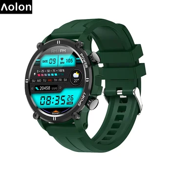 Aolon H32 HD Full Touch Smart Satovi Za Muškarce IP68 Vodootporan Otkucaja Srca Kisikom Monitori Poruku Push Smartwatch za IOS, Android