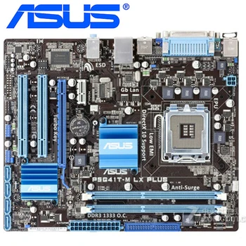 ASUS P5G41T-M LX Plus Matične ploče LGA 775 DDR3 8gb Za Intel G41 P5G41T-M LX Plus Tablica Matična ploča matična Ploča PCI-E X16 Koristi