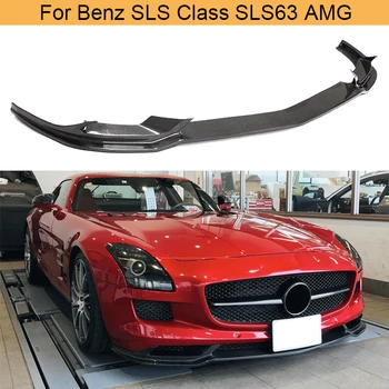 Auto-Prednji Branik, Spojler za Mercedes-Benz SLS Class SLS63 AMG 2010-2013, Prednji Spojler za Bradu, Cjepidlaka od Karbonskih Vlakana