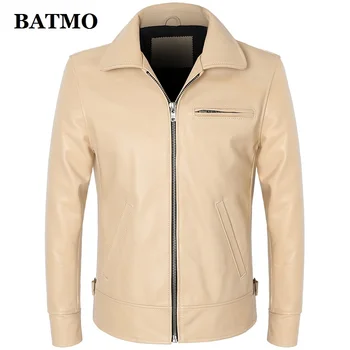 BATMO 2021 novi dolazak, muške jakne od prave kože kravlja koža, dlaka od prave kože, velike dimenzije S-4XL TB09