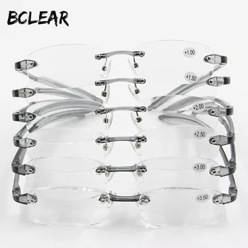 BCLEAR Rimless TR90 Ультралегкие Naočale Za Čitanje Visoke Kvalitete Unisex Modne Naočale Za Dalekovidnost +1.0 +1.5 +2.0 +2.5 +3.0 +3.5