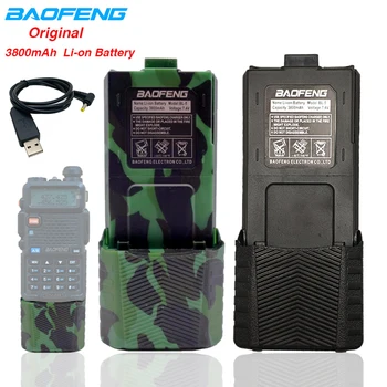 BL-5 Baofeng UV-5R Prijenosni prijenosni radio Baterije 7,4 U 3800 mah/1800 mah Baterija Za Baofeng UV5R UV-5RA UV-5RE DM-5R UV5RE USB Punjač