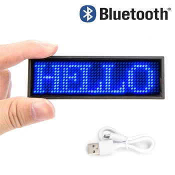 Bluetooth Mini Led Osobna Ikonu DIY Programabilni Прокручивающаяся oglasna Ploča Led Zaslon Tekst Digitalni Prikaz