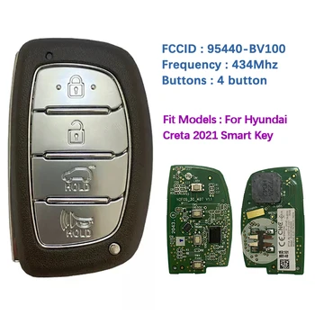CN020170 Izvorni 4 Gumba za Hyundai Creta 2021 Pravi Pametan Daljinski ključ 433 Mhz FCCID Broj 95440-BV100